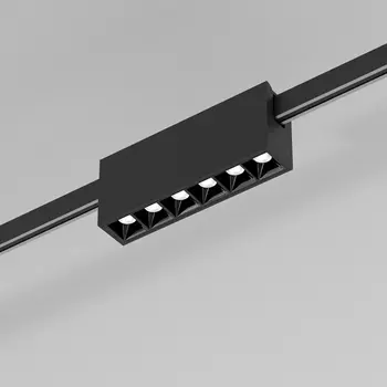 Трековый светильник низковольтный LED 24V Elektrostandard Esthetic Magnetic 6W 3000K (чёрный) 85120/01