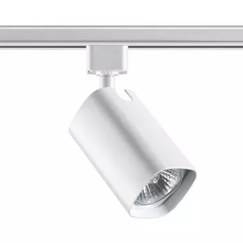 Светильник трековый однофазный трехжильный IP20 50W 230V NT19 белый Novotech Gusto 370552