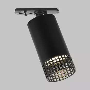 Трековый однофазный светильник 220V Imex Grido Gu10 IL.0010.0016-BK