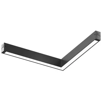 Трековый светильник LED угловой однофазный 220V 18W Denkirs Simple Linear DK8214-BK
