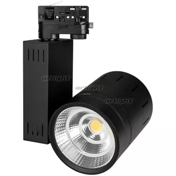 Трековый светильник трехфазный 220V cветодиодный LGD-520BK-30W-4TR White (IP20 Металл) 017763 (Arlight)