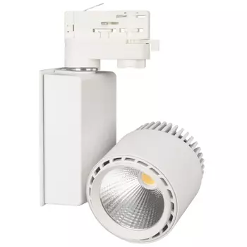 Трековый светильник трехфазный 220V cветодиодный LGD-2282WH-45W-4TR Day White 24deg (IP20 Металл) 022059 (Arlight)