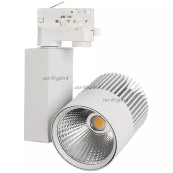 Трековый светильник трехфазный светодиодный 220V LGD-ARES-4TR-R100-40W Day4000 (WH, 24 deg) (Arlight, IP20 Металл) 026377