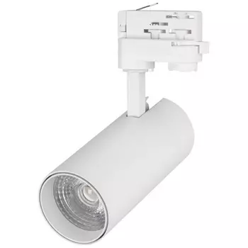 Трековый светильник LED трехфазный 220V LGD-GERA-4TR-R74-20W Warm (WH, 24 deg) (IP20 Металл) Arlight LGD-GERA 024595