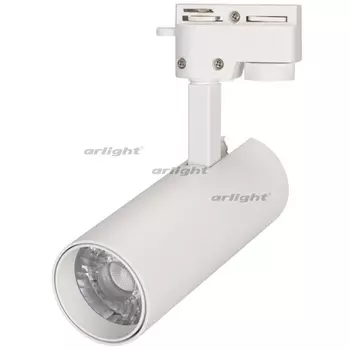 Трековый светильник однофазный 220V LGD-GERA-2TR-R55-10W Day4000 (WH, 24 deg) (IP20 Металл) Arlight LGD-GERA 025903