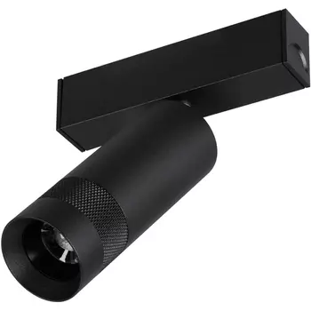 Трековый светильник магнитный LED MAG-SPOT-ZOOM-25-R35-7W Warm3000 (BK, 20-55 deg, 24V) (Arlight, IP20 Металл) 052346