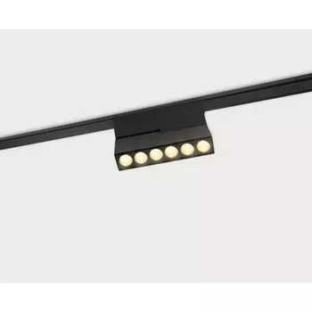 Трековый светильник LED магнитный 10W 48V Italline IT09-9014 black 3000K