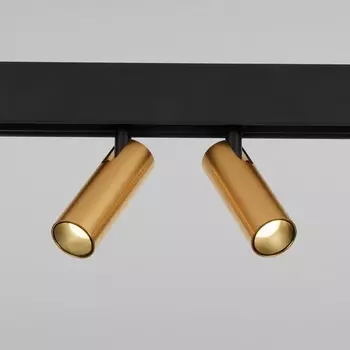 Трековый светильник LED 48V магнитный 14W 4200K Dual (латунь) Elektrostandard Slim Magnetic 85046/01