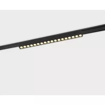 Трековый светильник LED магнитный 18W 48V Italline IT09-9011 black 3000K