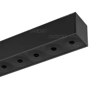 Трековый светильник магнитный светодиодный MAG-DARK-45-L200-6W Day4000 (BK, 20 deg, 24V) (Arlight, IP20 Металл) 034028