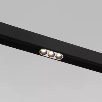 Трековый светильник магнитный 48V 5W 4200K Smally (черный/белый) Magnetic Elektrostandard Slim 85511/01