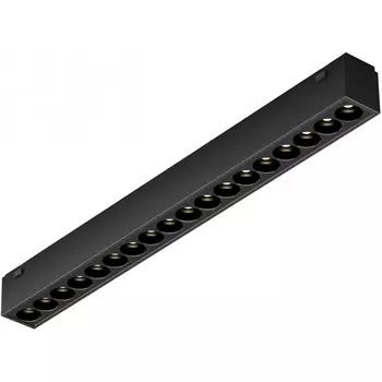 Трековый светильник магнитный 48V iLedex Vision48/25 4825-039-L293-18W-36DG-3000K-BK