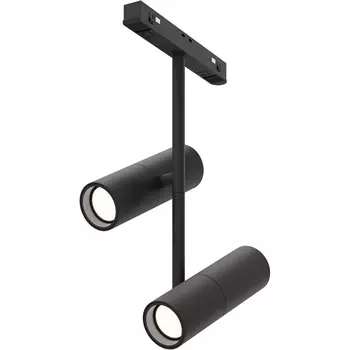 Трековый светильник светодиодный магнитный 48V Maytoni Technical Elti Duo TR005-4-2X12W-DS-B