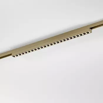 Трековый светильник светодиодный магнитный Elektrostandard Line Magnetic Brass Line 85529/01 20W 48V 3000K (латунь)