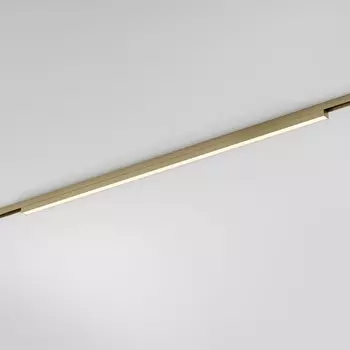 Трековый светильник светодиодный магнитный Elektrostandard Line Magnetic Brass Line 85527/01 24W 48V 3000K (латунь)
