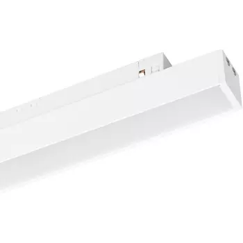 Трековый светильник магнитный LED MAG-ORIENT-FLAT-L350-12W Warm3000 (WH, 80 deg, 48V) (Arlight, IP20 Металл) 049589