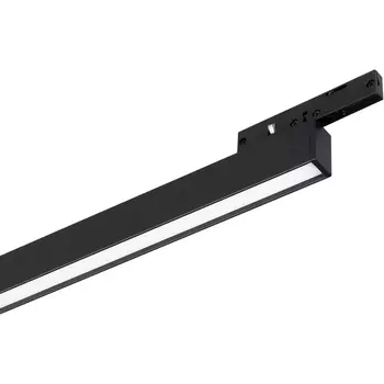 Трековый светильник магнитный MAG-MICROCOSM-FLAT-L600-16W Warm3000 (BK, 100 deg, 24V) (Arlight, IP20 Металл) 043273