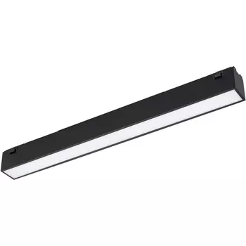 Трековый светильник магнитный MAG-VIBE-FLAT-L293-12W Warm3000 (BK, 100 deg, 48V) (Arlight, IP20 Металл) 044432