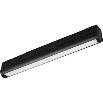 Трековый светильник магнитный MAG-VIBE-FLAT-TURN-L305-12W Warm3000 (BK, 110 deg, 48V) (Arlight, IP20 Металл) 044443