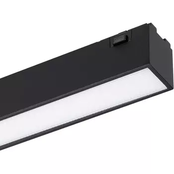 Трековый светильник магнитный MAG-VIBE-FLAT-L485-24W Warm3000 (BK, 100 deg, 48V) (Arlight, IP20 Металл) 044437