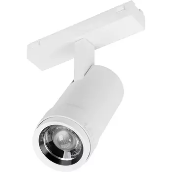 Трековый светильник магнитный MAG-VIBE-SPOT-ZOOM-R47-10W Warm3000 (WH, 20-55 deg, 48V) (Arlight, IP20 Металл) 044484