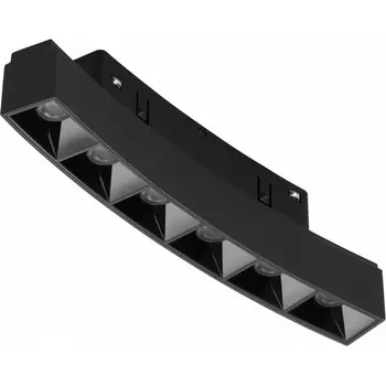 Трековый Светильник магнитный радиусный 48V iLedex Vision48/22 4822-036-L190-D1200-6W-110DG-3000K-BK