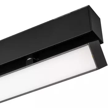 Трековый светильник магнитный светодиодный MAG-FLAT-FOLD-45-S205-6W Day4000 (BK, 100 deg, 24V) (Arlight, IP20 Металл) 026988