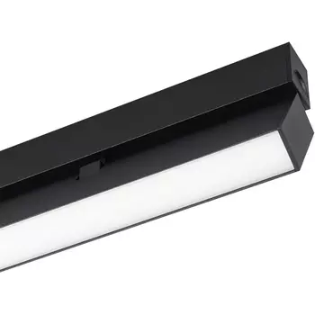 Трековый светильник магнитный светодиодный MAG-FLAT-FOLD-25-S200-6W Day4000 (BK, 100 deg, 24V) (Arlight, IP20 Металл) 034234