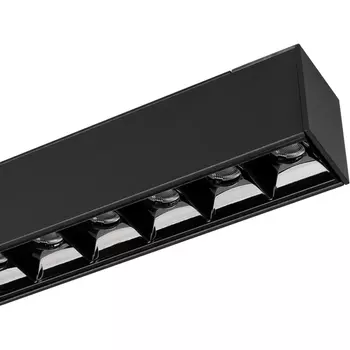 Трековый светильник магнитный светодиодный MAG-LASER-45-L480-27W Warm3000 (BK, 36 deg, 24V) (Arlight, IP20 Металл) 032648