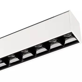 Трековый светильник магнитный светодиодный MAG-LASER-45-L320-12W Day4000 (WH, 15 deg, 24V) (Arlight, IP20 Металл) 026938
