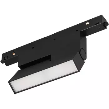Трековый светильник магнитный светодиодный MAG-ORIENT-FLAT-FOLD-S195-6W Warm3000 (BK, 80 deg, 48V) (Arlight, IP20 Металл) 034659(1)