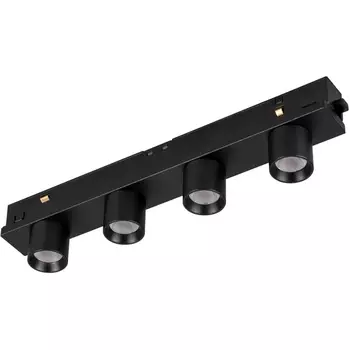 Трековый светильник магнитный светодиодный MAG-ORIENT-KRATER-L195-12W Warm3000 (BK, 25 deg, 48V, DALI) (Arlight, IP20 Металл) 037330
