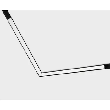 Трековый светильник светодиодный магнитный угловой 20W 48V Italline IT012-5044 black 3000K