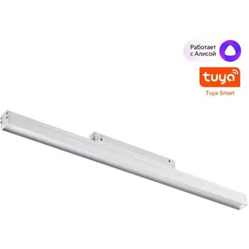 Трековый светильник низковольтный светодиодный Novotech Flum 359485 белый LED 24W 48V 3000-6500K (Умный дом, Алиса)