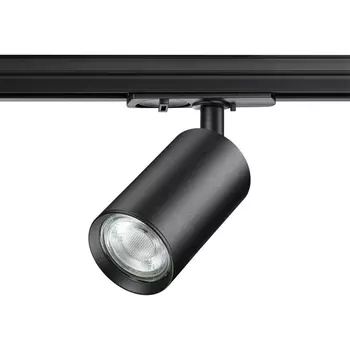 Трековый светильник Novotech Pipe 370963 PORT черный однофазный двухжильный трековый GU10 50W 220V