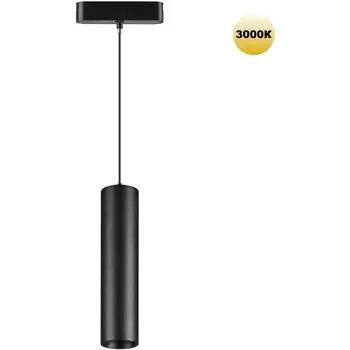 Трековый светильник Novotech Smal 359268 SHINO черный для низковольтного шинопровода IP20 LED 9W 48V 855Лм 3000К