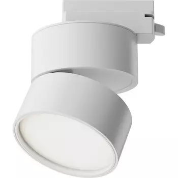 Трековый светильник светодиодный однофазный 220V 12W Maytoni Technical Onda TR007-1-12W4K-W-1