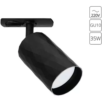 Трековый светильник однофазный 220V Arte Lamp Fang A5560PL-1BK