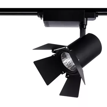 Трековый светильник однофазный 220V светодиодный Lights Artelamp Falena A6730PL-1BK