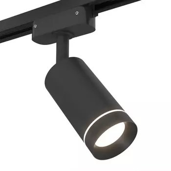Трековый светильник однофазный 220V светодиодный черный 7W 4200K Elektrostandard Topper LTB39
