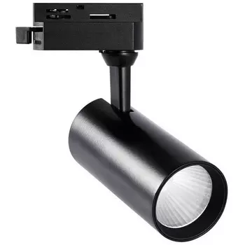 Трековый светильник однофазный 220V светодиодный ULB-Q276 15W/4000К Volpe BLACK