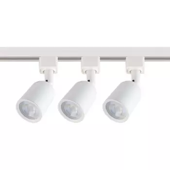 Трековый светильник однофазный 220V светодиодный ULB-Q292 8W/4200К/K SET31 Volpe WHITE