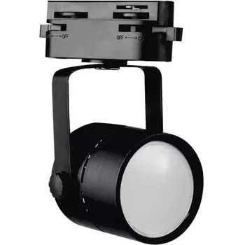 Трековый светильник однофазный 220V UBL-Q321 IP40 Volpe GU10 BLACK