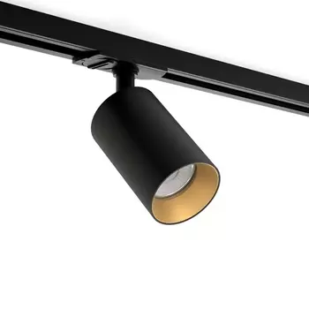 Трековый светильник однофазный 7W 220V Black/Gold RAUMBERG 8150BkGd Raumberg