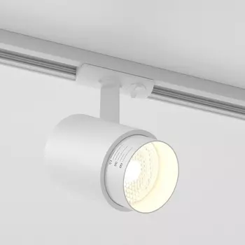 Трековый светильник однофазный белый матовый 10W 4200K Elektrostandard Cors 85513/01
