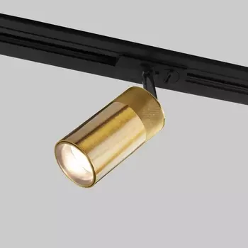 Трековый светильник однофазный бронза 9W 4200K Elektrostandard Riffe 85512/01