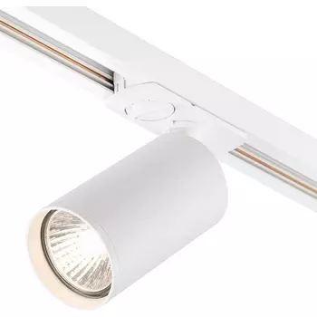 Трековый светильник однофазный 220V Escada 2000120001TRA/01 SWH 1x50Вт GU10, металл, белый
