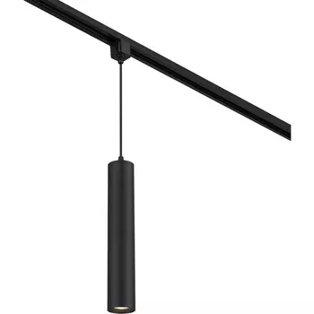 Трековый светильник однофазный 220V Escada 20001 20001TRP/01 SBK 1x50Вт GU10, металл, черный матовый