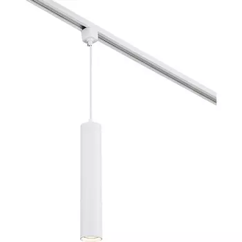 Трековый светильник однофазный 220V Escada 20001 20001TRP/01 SWH 1x50Вт GU10, металл, белый матовый