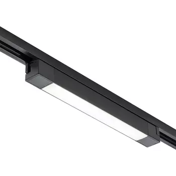 Трековый светильник однофазный 220V Escada 20001 20001TRU/01LED SBK 20Вт, металл/акрил, черный матовый